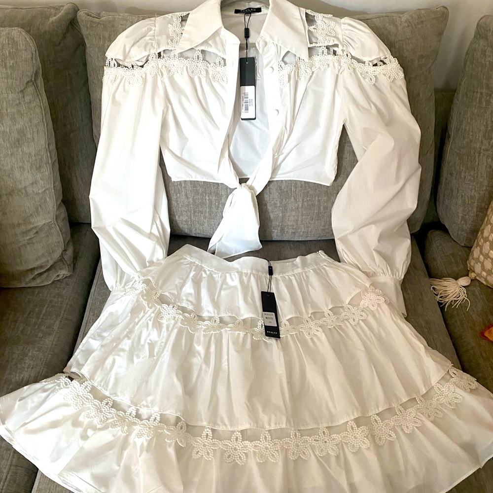 Brand new top and skirt set by Beulah.